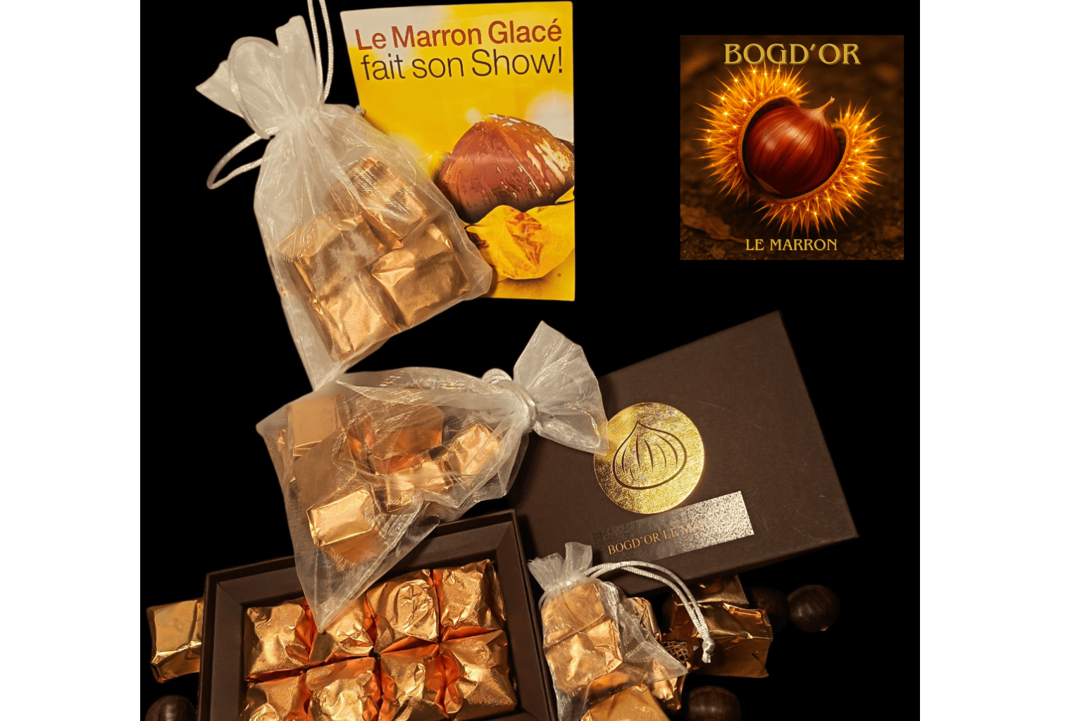Marron glacé coffret de 8