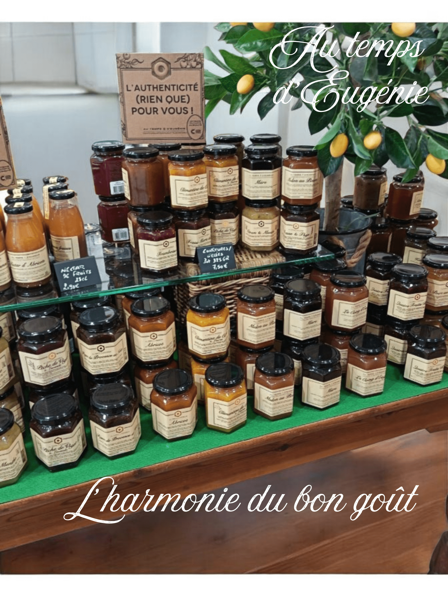 Au temps d'Eugénie, confitures